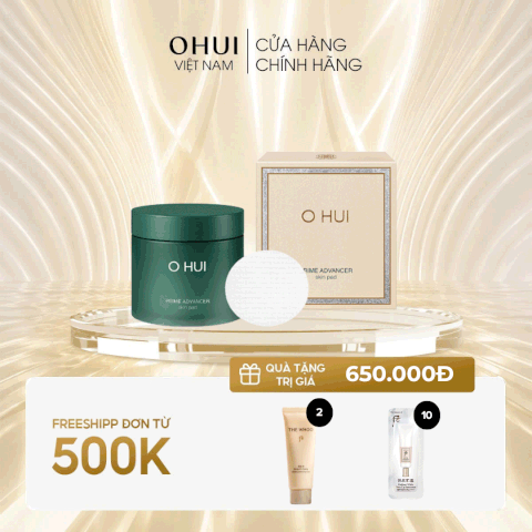 Bông Dưỡng Da Ohui Prime Advancer Skin Pad Trẻ Hóa Toàn Diện