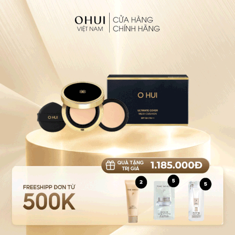 Phấn Nước Trang Điểm Ohui Cover Mesh Cushion SPF50+/PA+++
