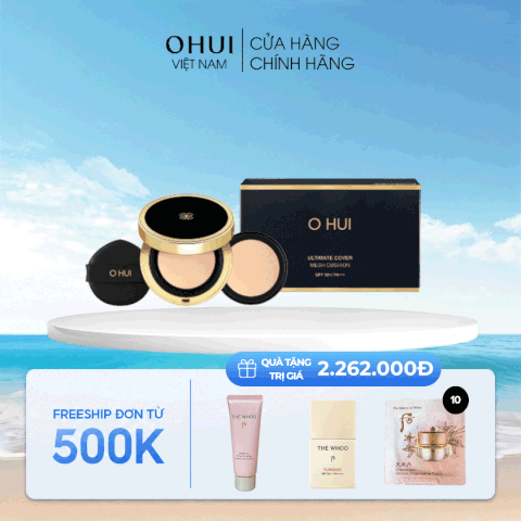 Phấn Nước Trang Điểm Ohui Cover Mesh Cushion SPF50+/PA+++