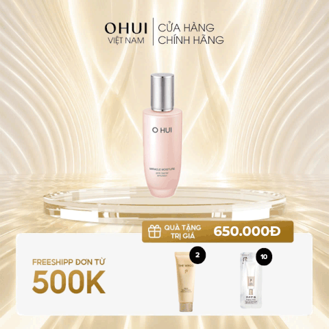 Sữa dưỡng da ẩm mượt OHUI Miracle Moisture Emulsion
