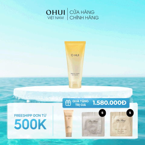 Sữa Rửa Mặt Dạng Gel OHUI Miracle Toning Jelly Cleanser