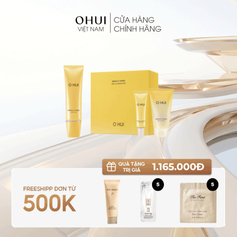 Bộ Kem Chống Nắng Bật Tone Ohui Miracle Daily Sun 50ml