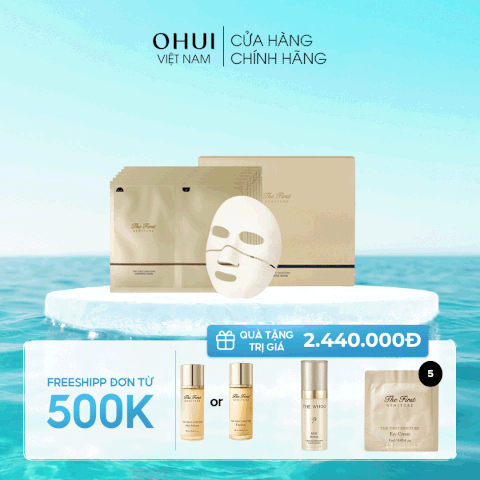 Set Mặt Nạ Trẻ hóa da OHUI The First Geniture Ampoule Mask