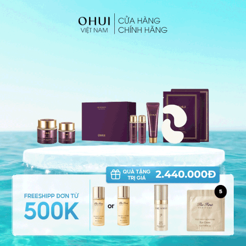 Bộ Kem Dưỡng Cải Thiện Nếp Nhăn Ohui Age Recovery Special Set