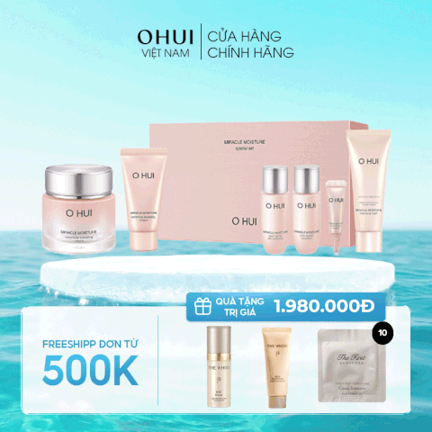 Bộ Kem Dưỡng Ohui Miracle Moisture Cream Special Set