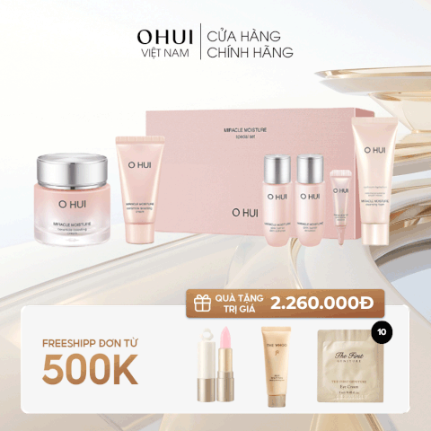 Bộ Kem Dưỡng Ohui Miracle Moisture Cream Special Set