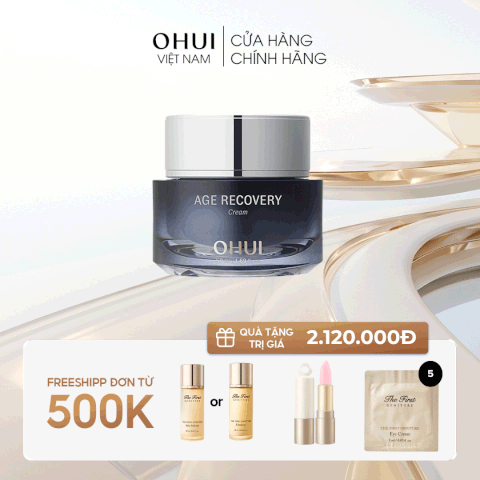 Kem dưỡng cải thiện nếp nhăn OHUI Age Recovery Cream