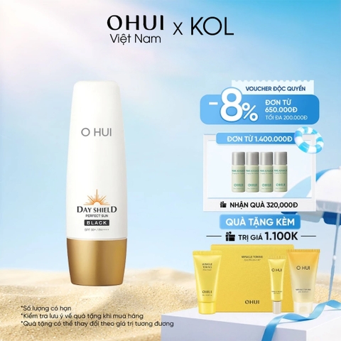 [KOL x OHUI] Kem chống nắng kiểm soát dầu OHUI Day Shield Perfect Sun Black