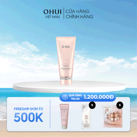 Sữa rửa mặt dưỡng ẩm OHUI Miracle Moisture Cleansing Foam