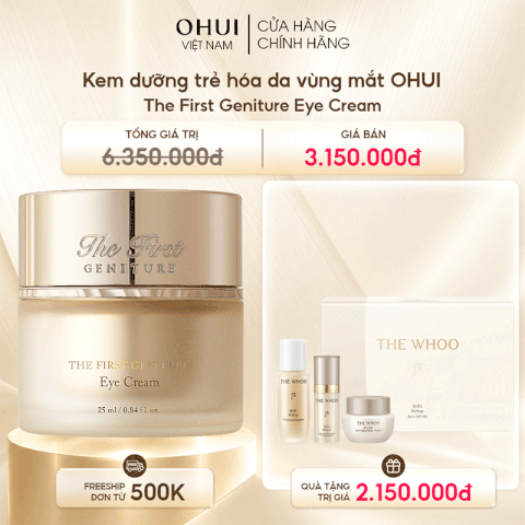 Kem dưỡng trẻ hóa da vùng mắt OHUI The First Geniture Eye Cream