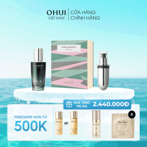 Bộ Tinh Chất Ohui Prime Advancer De Aging Ampoule Serum 2pcs Set