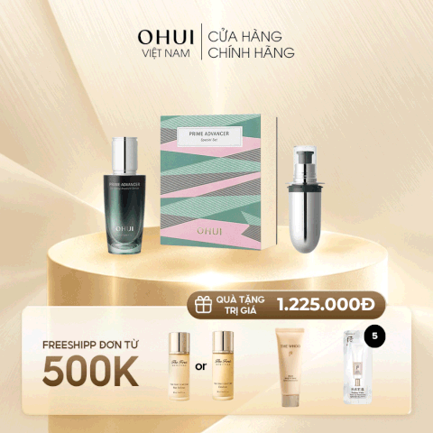 Bộ Tinh Chất Ohui Prime Advancer De Aging Ampoule Serum 2pcs Set