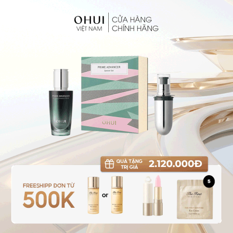 Bộ Tinh Chất Ohui Prime Advancer De Aging Ampoule Serum 2pcs Set