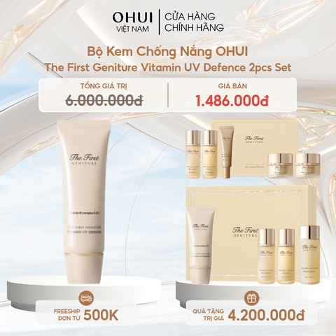 Bộ Kem Chống Nắng OHUI The First Geniture Vitamin UV Defence 2pcs Set