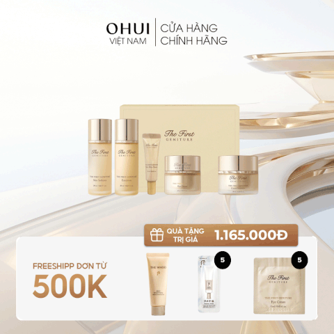 Bộ Dưỡng Trẻ Hóa Da O Hui The First Mini 5 pcs