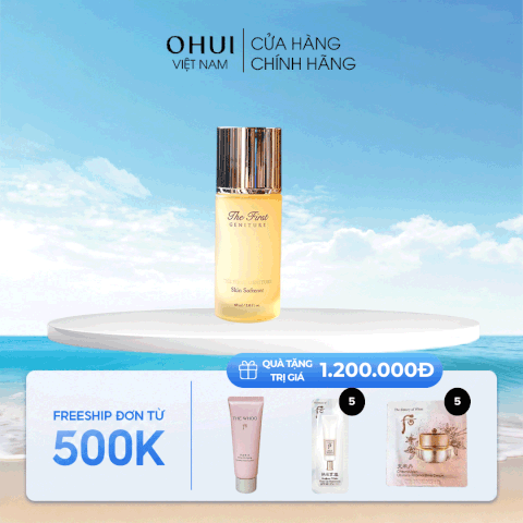Nước cân bằng chống lão hóa da tái sinh da OHUI The First Geniture Skin Softener 60ml
