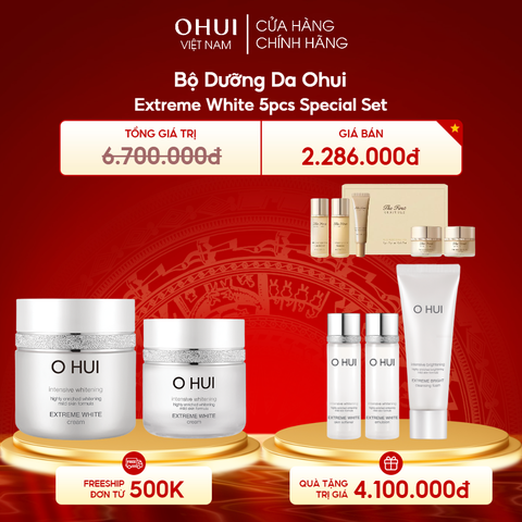 Bộ Dưỡng Da Ohui Extreme White 5pcs Special Set