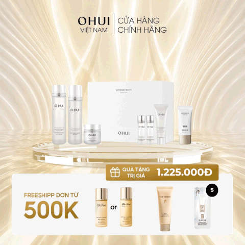 Bộ Dưỡng Da Ohui Extreme White 7pcs Special Set