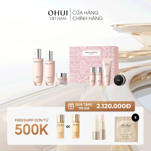 Bộ Dưỡng Da Ohui Miracle Moisture 3pcs Special Set