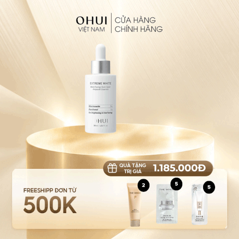 Tinh Chất Trị Nám OHUI Extreme White Melanin Dark Spot Ampoule Essence