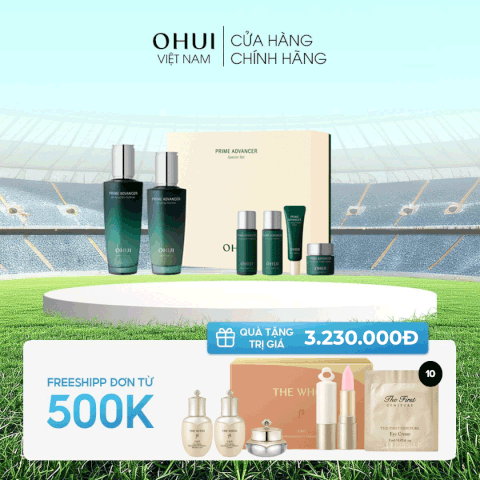 Bộ dưỡng ẩm củng cố làn da O HUI Prime Advancer 2PCS  Set