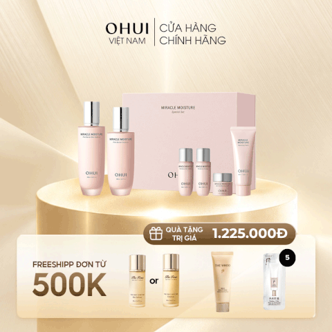 Bộ Dưỡng Ẩm Ohui Miracle Moisture 2pcs Special Set