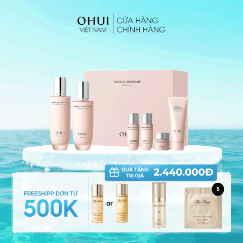 Bộ Dưỡng Ẩm Ohui Miracle Moisture 2pcs Special Set
