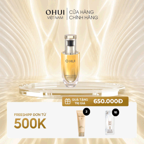 Tinh chất dưỡng sáng căng mướt OHUI Miracle Toning Glow Serum