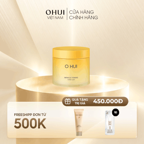 Bông dưỡng đa năng OHUI Miracle Toning Water Pad