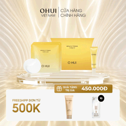 Bộ Dưỡng Da OHUI Miracle Toning 2 Step Kit