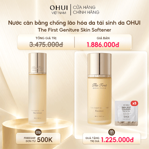 Nước cân bằng chống lão hóa da tái sinh da OHUI The First Geniture Skin Softener