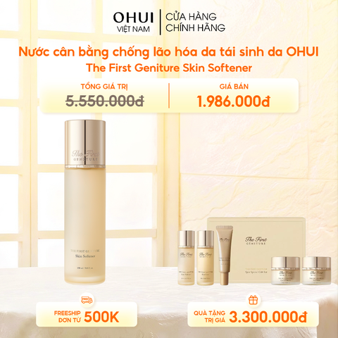 Nước cân bằng chống lão hóa da tái sinh da OHUI The First Geniture Skin Softener