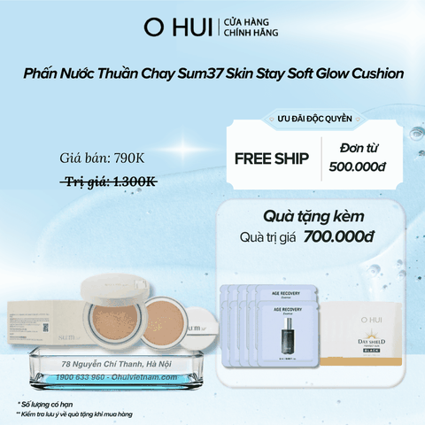 Phấn Nước Sum37 Skin Stay Soft Glow Cushion