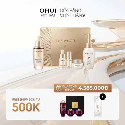 Bộ Dưỡng Da The Whoo Bichup NAD Power Ampoule 50ml Set