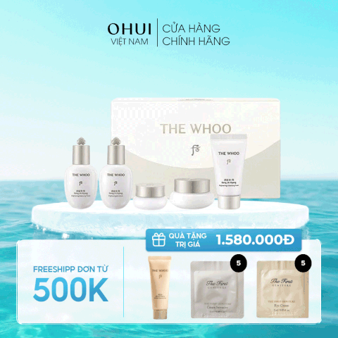 Bộ sản phẩm dưỡng trắng da và trị nám Whoo Gongjinhyang Seol Mini 5pcs