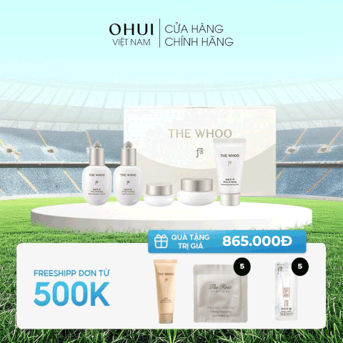 Bộ sản phẩm dưỡng trắng da và trị nám Whoo Gongjinhyang Seol Mini 5pcs