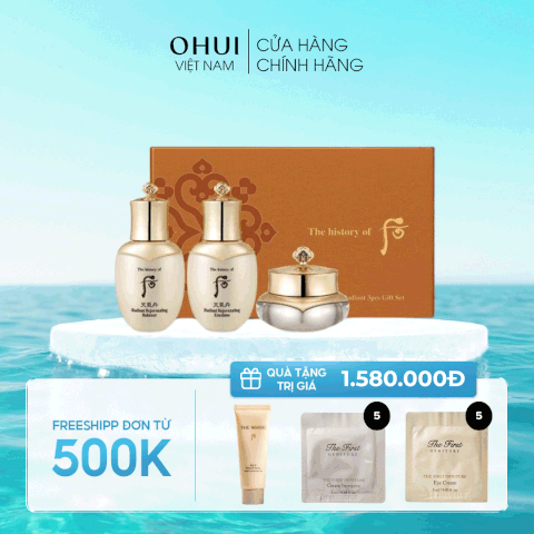Bộ dưỡng da Whoo Cheongidan Radiant Rejuvenating Mini Set 3pcs