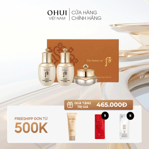Bộ dưỡng da Whoo Cheongidan Radiant Rejuvenating Mini Set 3pcs