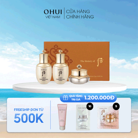 Bộ dưỡng da Whoo Cheongidan Radiant Rejuvenating Mini Set 3pcs