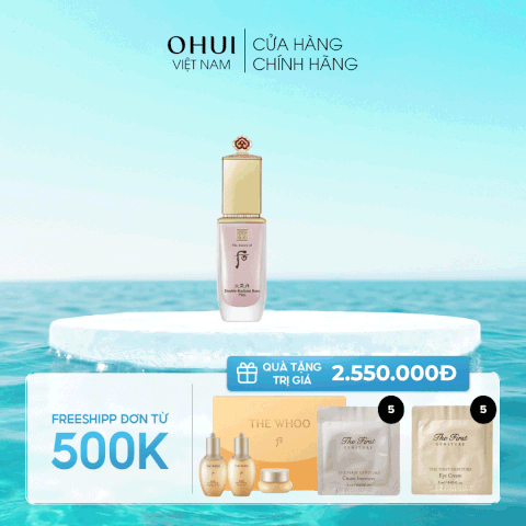 Kem Lót Trang Điểm Whoo Cheongidan Double Radiant Base Pink