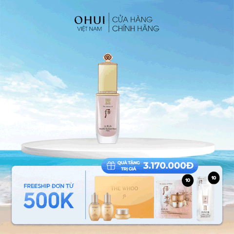 Kem Lót Trang Điểm Whoo Cheongidan Double Radiant Base Pink