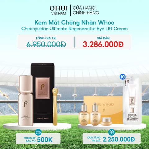 Kem Mắt Chống Nhăn Whoo Cheonyuldan Ultimate Regeneratite Eye Lift Cream