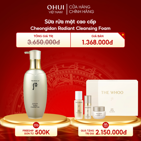 Sữa rửa mặt cao cấp Cheongidan Radiant Cleansing Foam