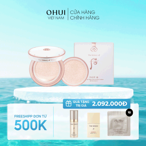 Cushion đa năng Gongjinhyang Seol Radiant White Tone Up Sun Cushion SPF50+,PA+++