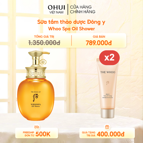 Sữa tắm thảo dược Đông y Whoo Spa Oil Shower