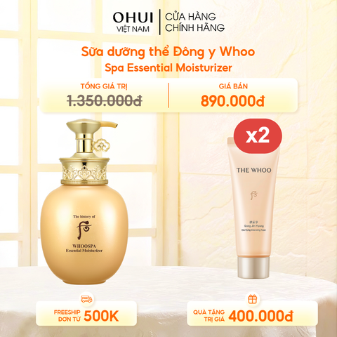 Sữa dưỡng thể Đông y WhooSpa Essential Moisturizer