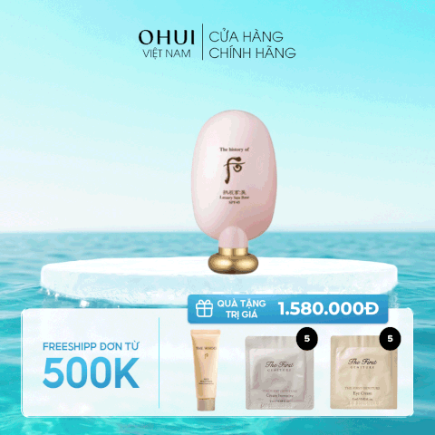 Kem Lót Trang Điểm Chống Nắng Whoo Gongjinhyang Mi Essential Sun Base SPF50/PA+++