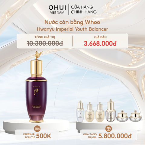 Nước cân bằng Kiệt tác Hoàn lưu Hwanyu Imperial Youth Balancer