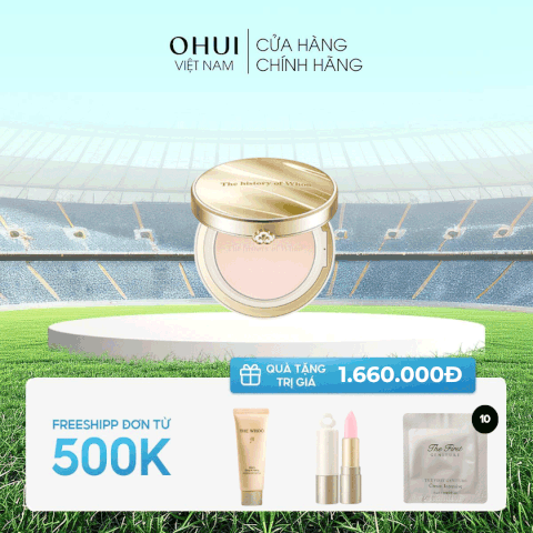 Phấn Phủ Chống Nắng Gongjinhyang Mi Luxury Glow Pressed Powder SPF30/PA++