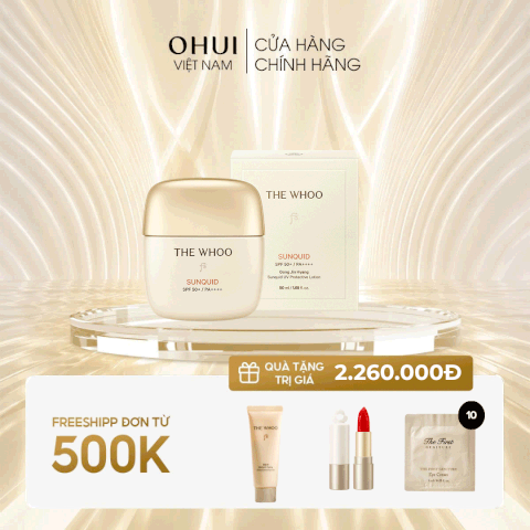 Kem chống nắng Whoo Gongjinhyang Sunquid Uv Protective Lotion